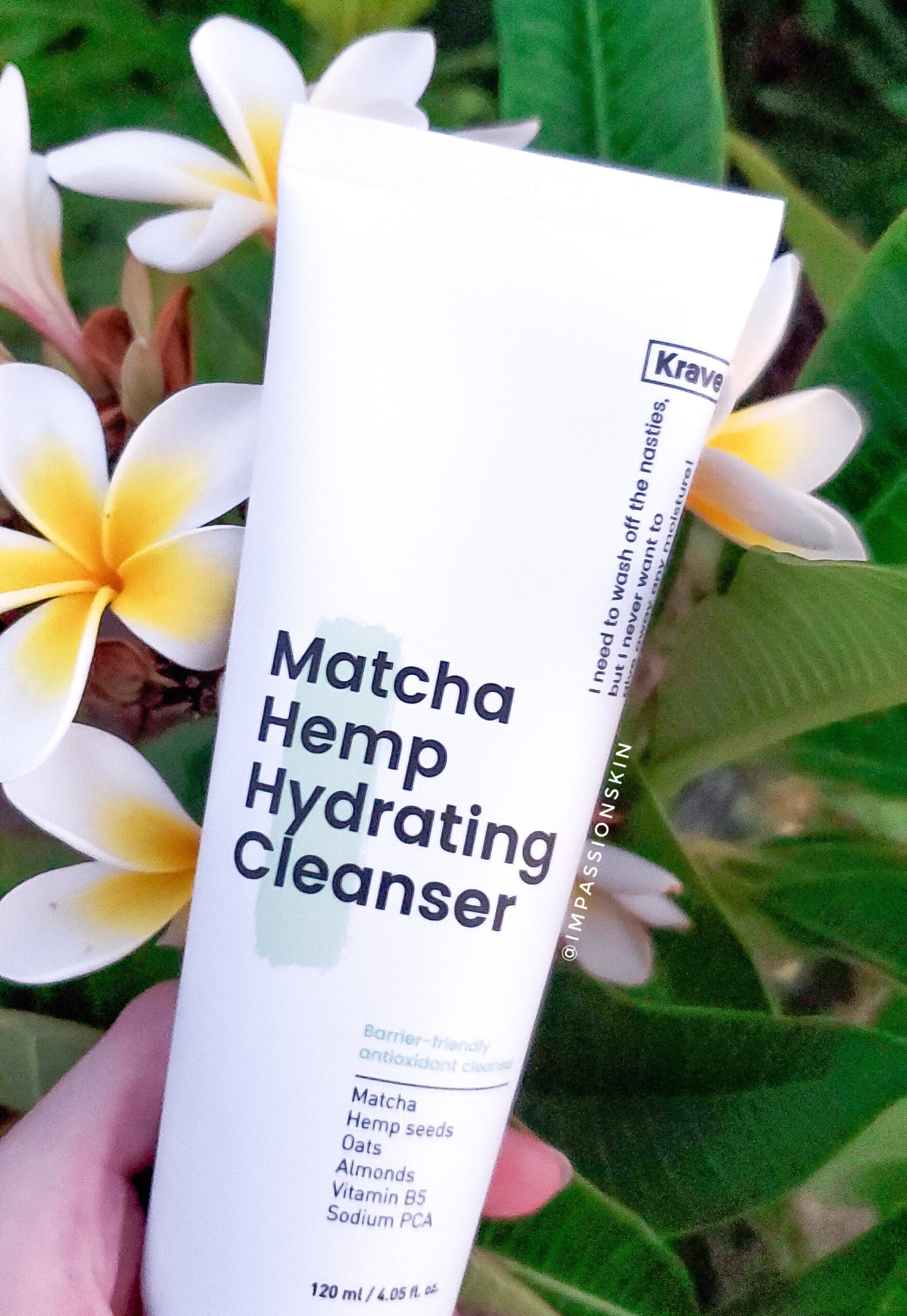 Review Krave Beauty Matcha Hemp Hydrating Cleanser 2020 Formula Impassion Skin Therapy